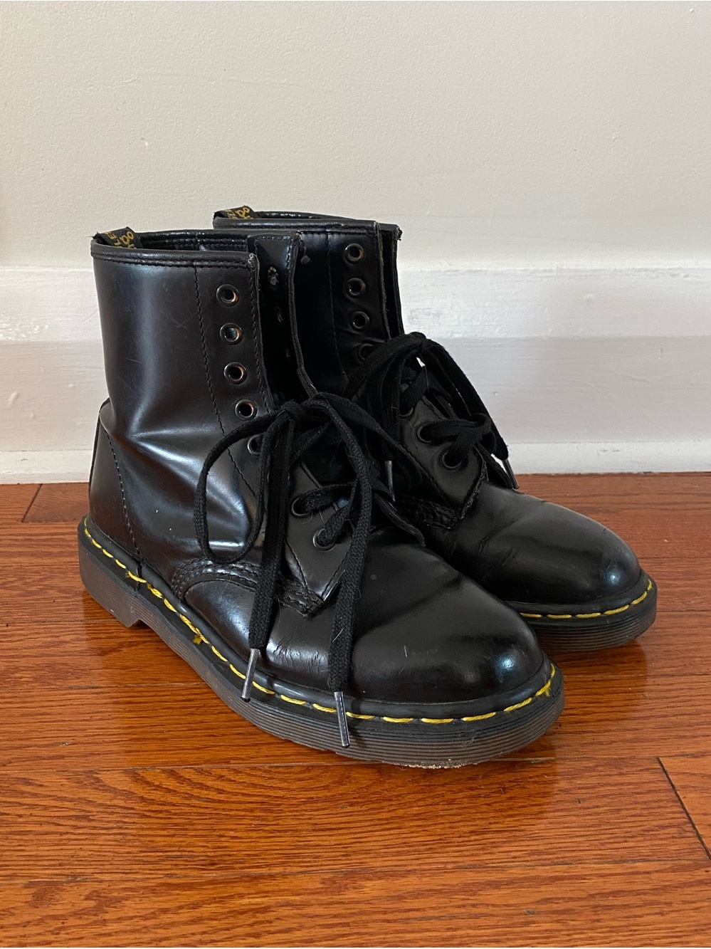 Vintage Dr. Martens Black Lace Up Boots